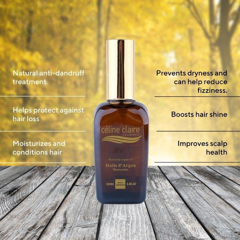 Celine Claire Moroccan Argan Oil - Nourishing Hair & Skin Treatment | 100ml