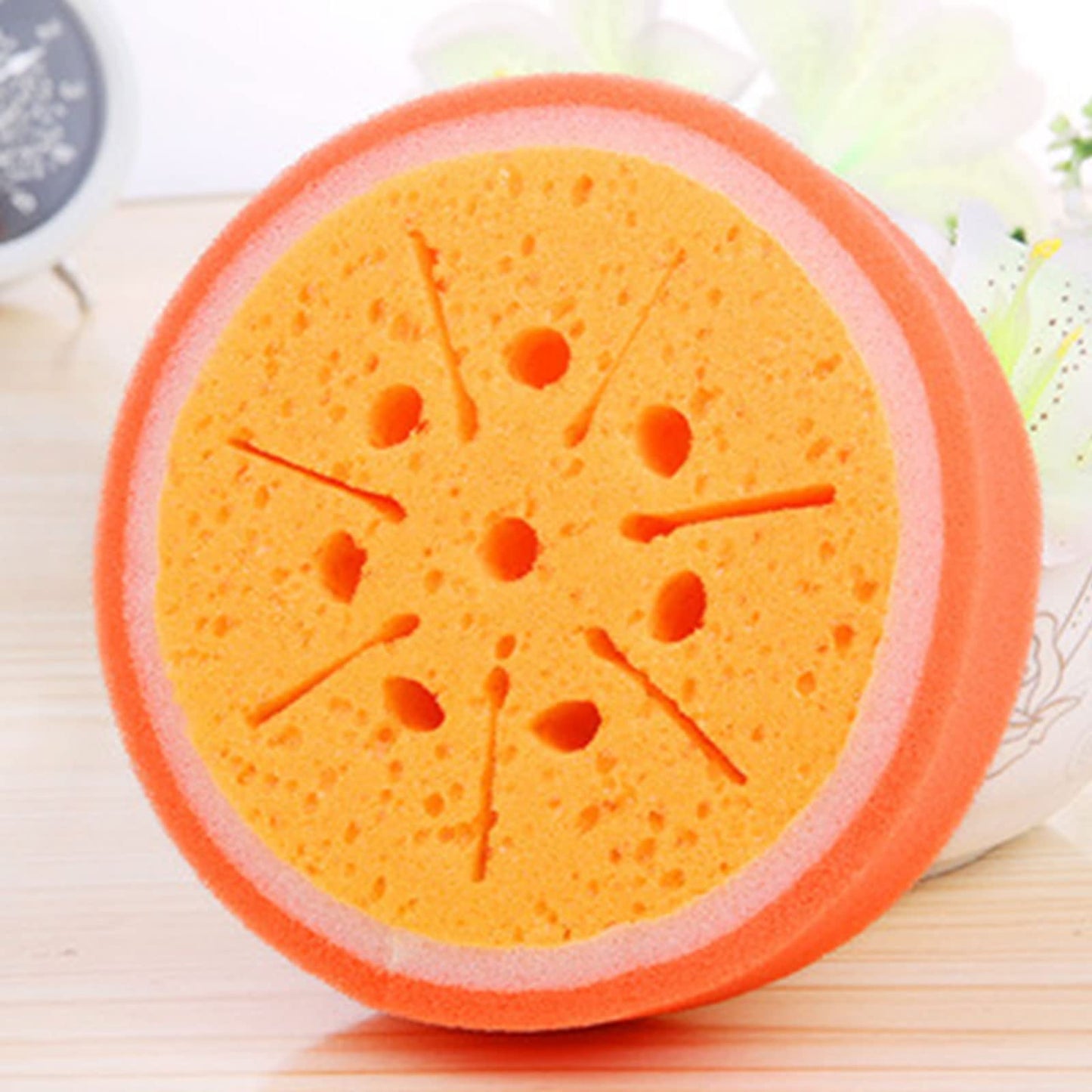 Fruit Shaped Soft Bath Sponge Exfoliate Dead Skin Removal Tool For Adults Children Bathroom