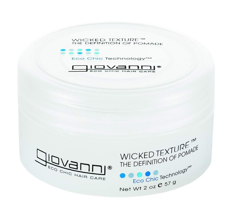 GIOVANNI Wicked Texture Pomade - Water-Based Hair Styling Formula for Smooth Texture & Easy Washout | 2 Oz