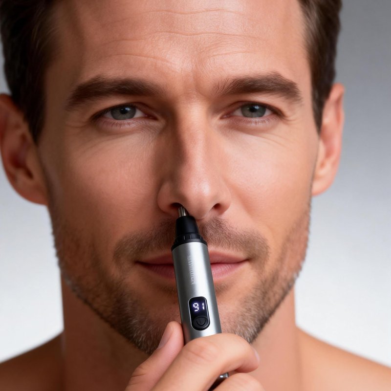Pemoupnd Ear and Nose Hair Trimmer Clipper,Portable Easy Clean for Men Women