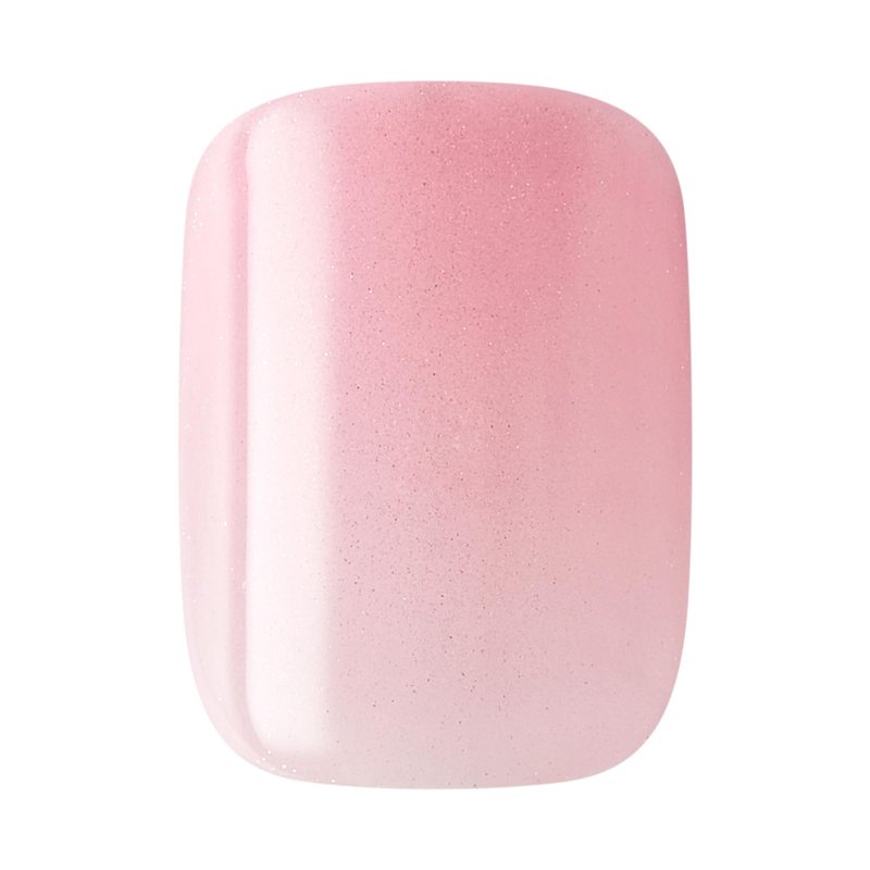 KISS colorFX by imPRESS Valentine’s Day Press On Nails, ‘Cherished’, Pink Short Squoval, IMPROVED adhesive, Up to 10-Day Hold, Nail Kit Includes 30 Fake Nails, Prep Pad, Manicure Stick, Mini Nail File