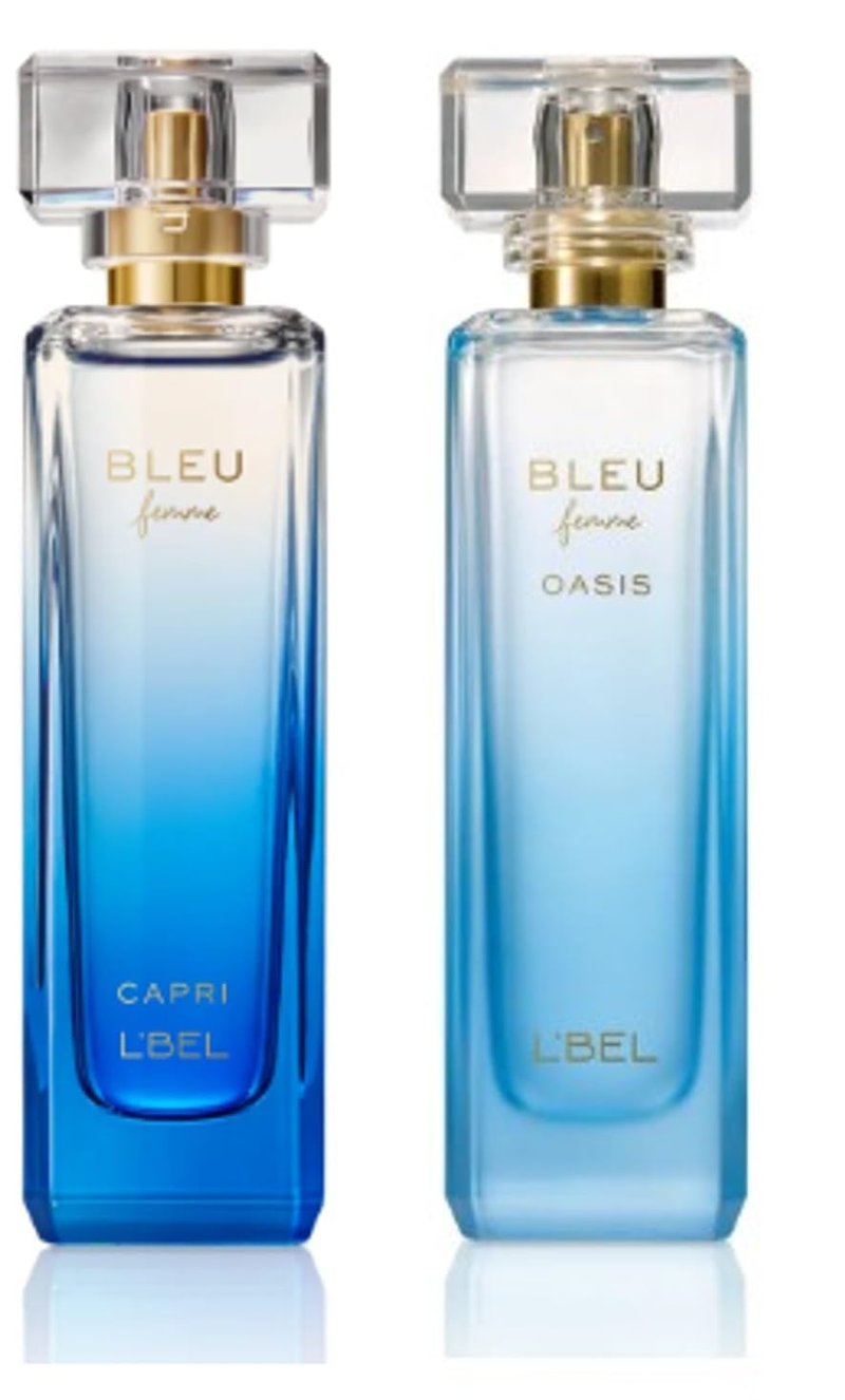 L'Bel Bleu Femme Duo Set: Capri and Oasis Parfum 50 ml / 1.6 fl.oz each