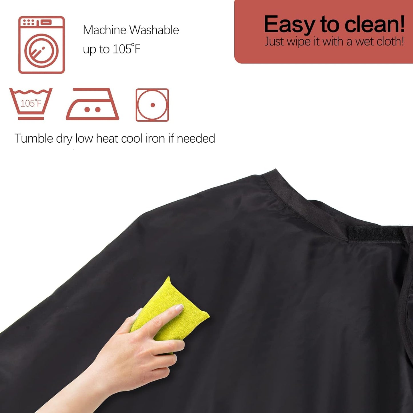 Skiennix Waterproof Nylon Barber Cape - Versatile Hair Cutting & Styling Tool | Ideal for Makeup Artists