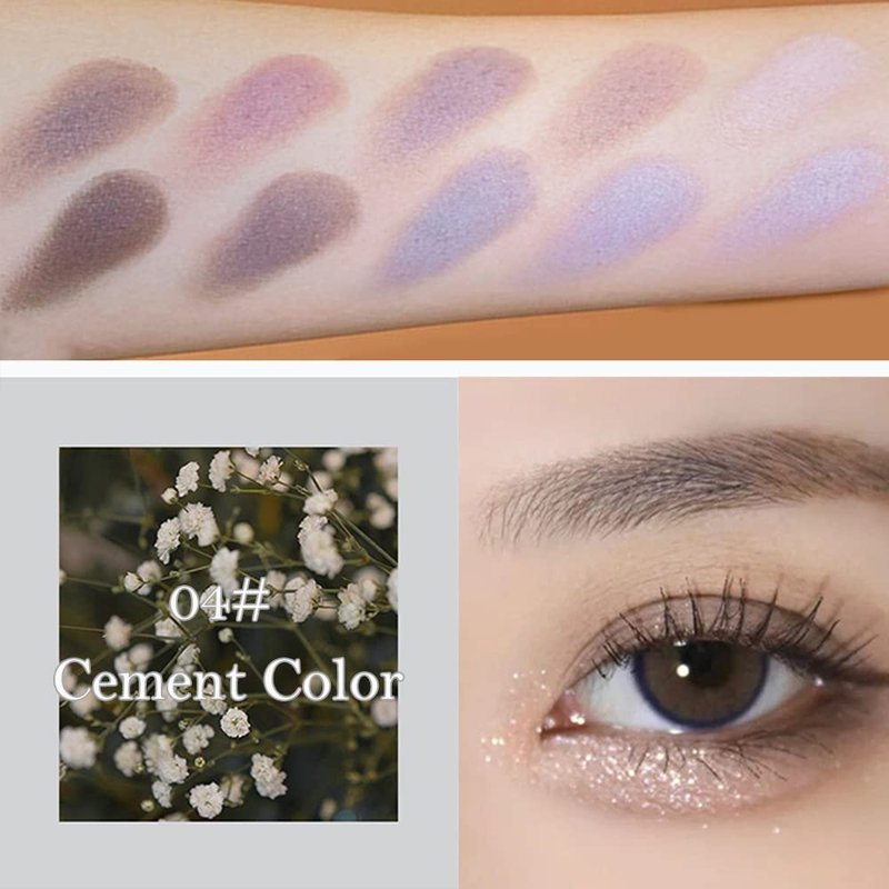 Erinde Matte Eyeshadow Palette - 10 Colors for Ultra-Blendable, Long-Lasting Looks | Taupe Brown & Neutral Shades
