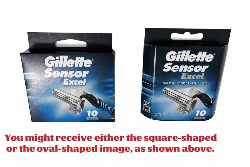 Gillette Sensor Excel Cartridges - 20 Count Pack | Superior Shaving Performance