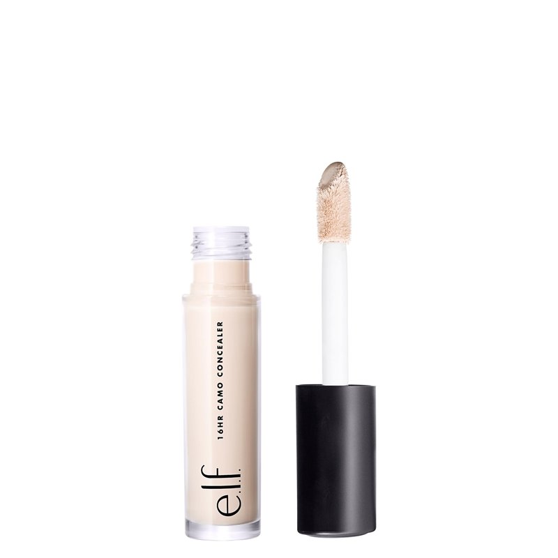 e.l.f. 16HR Camo Concealer, Full Coverage, Matte Finish Under-Eye & Blemish Corrector, Hydrating Formula, 16-Hour Crease-Resistant Wear, Fair Rose