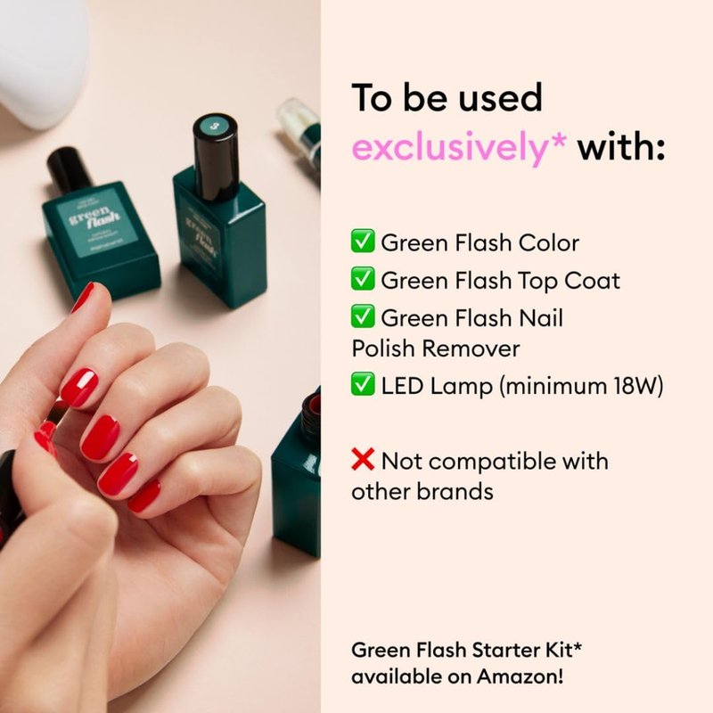 Manucurist Green Flash™ Vitamin-Enriched Base Coat – Gel Nail Polish Base – Lasts Up to 12 Days – 12-Free – 84% Bio-Based Ingredients – Made in France – 15 ml Bottle