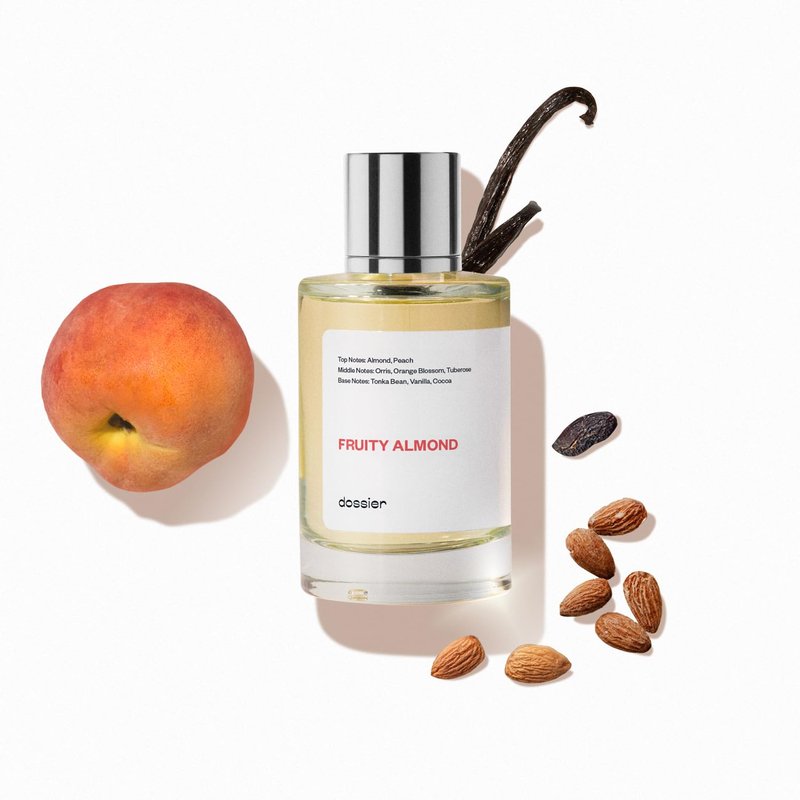 Dossier Fruity Almond Eau de Parfum - Long-Lasting Feminine Fragrance | 3.4 fl oz (100ml)