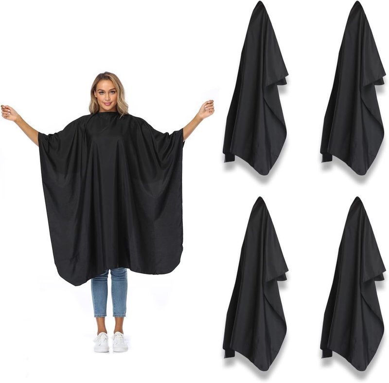 Regine Switzerland Professional Salon Barber Cape - Waterproof Hair Cutting Cape with Adjustable Snap Closure