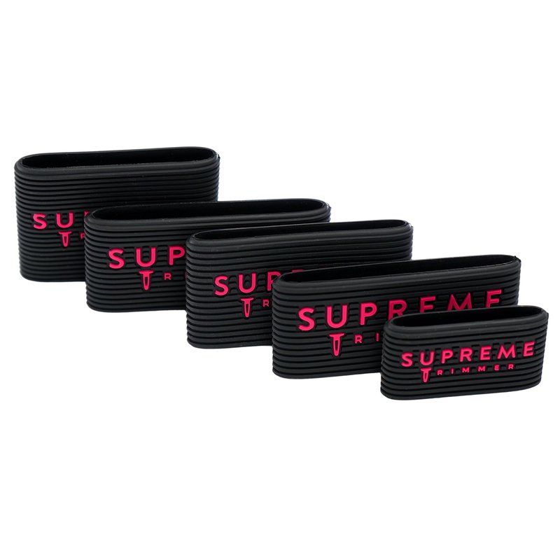 Clipper Grip Supreme Trimmer Professional Barber Grippers (5 Piece) Non Slip Clipper Bands SGR50 Barbers Sleeve for Hair Clipper - Barber Hair Trimmer Grip
