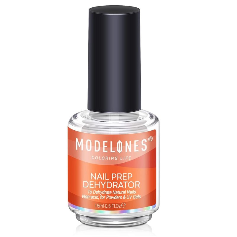 Modelones Nail Dehydrator - 15ml Acid-Free Prep Solution for Acrylic & Gel Nails | Hema-Free Primer