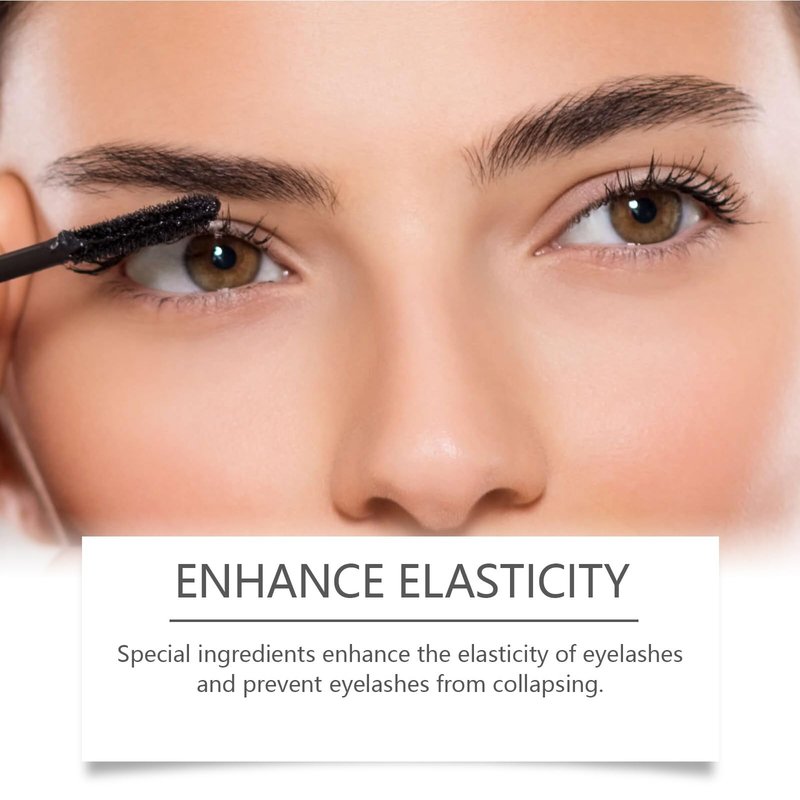 5D Silk Fiber Lash Mascara For Lashes Lengthening And Thick Long Lasting And Smudges Proof Eyelashes Mascara