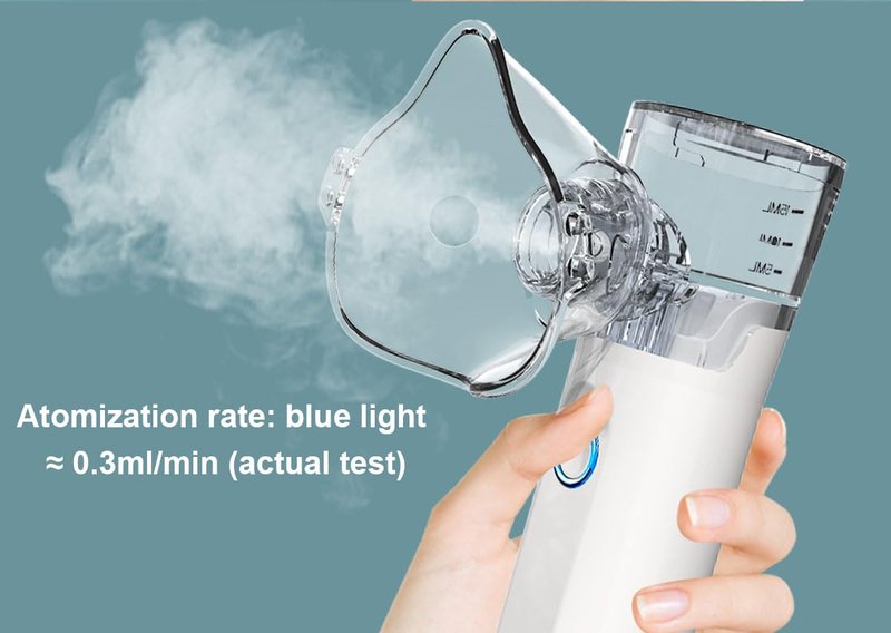 Portable Pet Nebulizer for Cats & Dogs - Handheld Cool Mist Steam Inhaler for Breathing Problems - USB Rechargeable for Home, Travel & Car Use - Veterinary Respiratory Relief Device