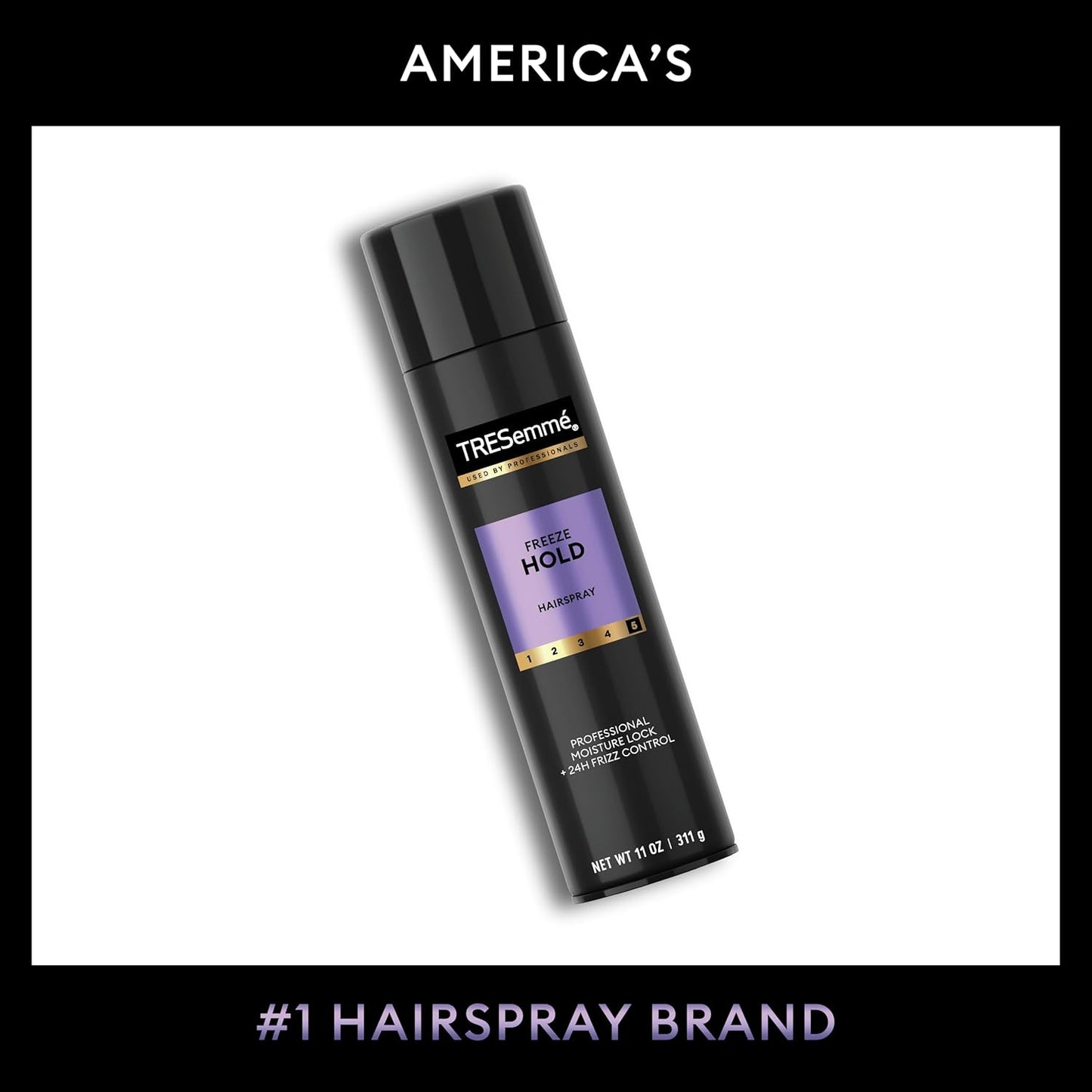 TRESemmé Hairspray - Freeze Hold for 24-Hour Frizz Control | 11 Fl Oz Pack of 6
