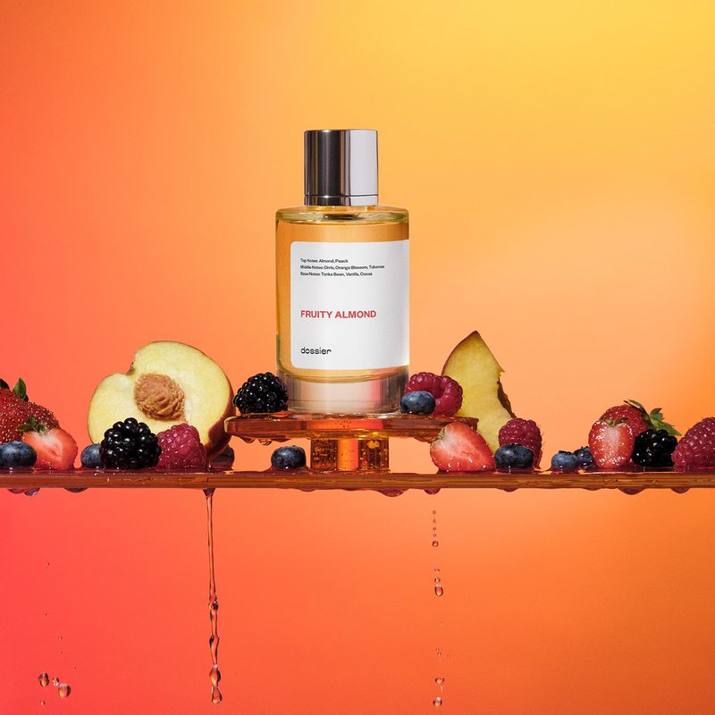 Dossier Fruity Almond Eau de Parfum - Long-Lasting Feminine Fragrance | 3.4 fl oz (100ml)