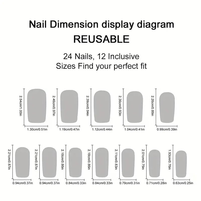 Flower Press on Nails Short Square Fake Nails with Multicolor Floral Design Black Matte False Nail Full Cover Spring Summer Stick on Nail for Women 24Pcs