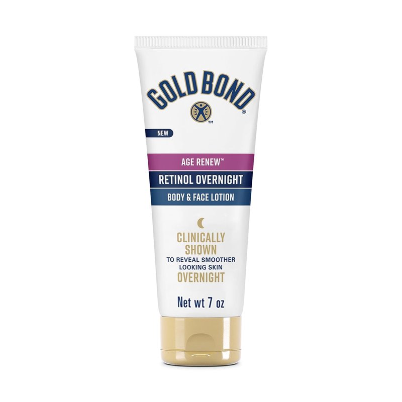 Gold Bond Retinol Overnight Body & Face Lotion - Peptide Complex, 7 oz | Anti-Aging Moisturizer