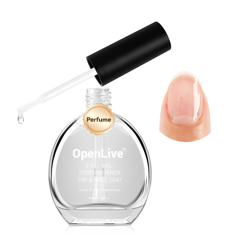 OpenLive Nail Strengthener | Quick-Dry Repair Polish for Damaged Nails - Long-Lasting Shine, 16.5ml
