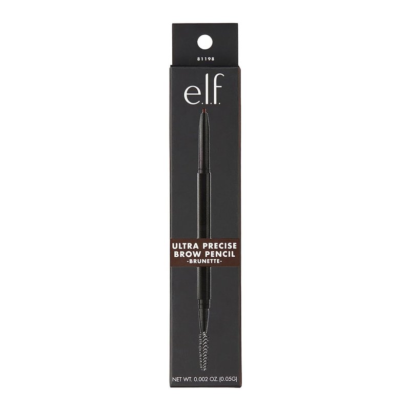 e.l.f. Ultra Precise Brow Pencil - Dual-Ended, Fine Tip for Defined Eyebrows | Vegan, Cruelty-Free, Brunette