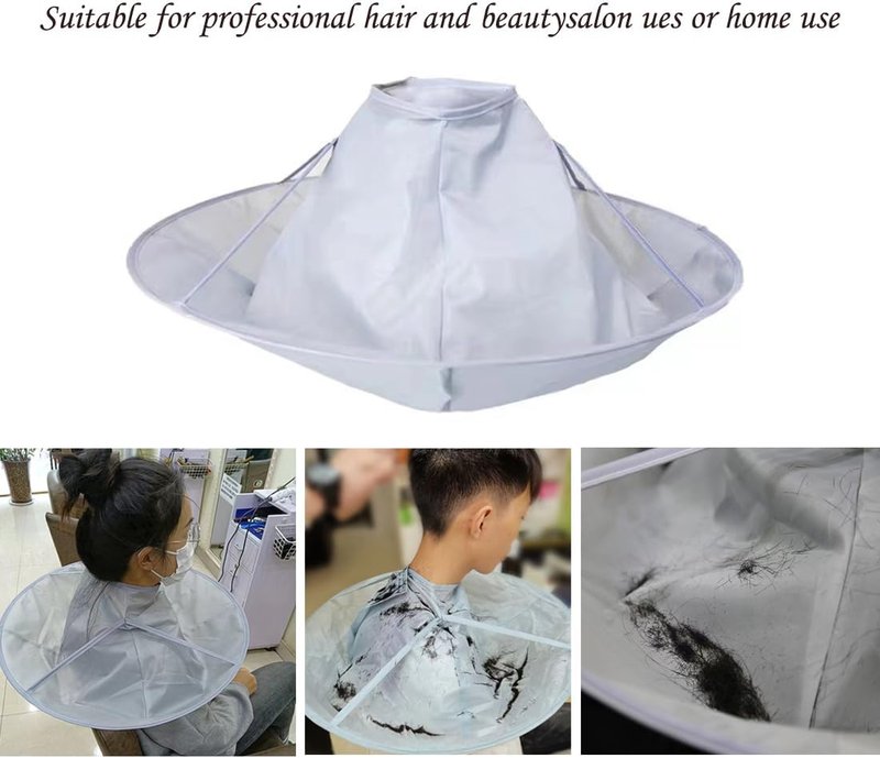 Hair Cutting Capes for Men & Kids - Adjustable Anti-Static Barber Cloak | Home & Salon Use