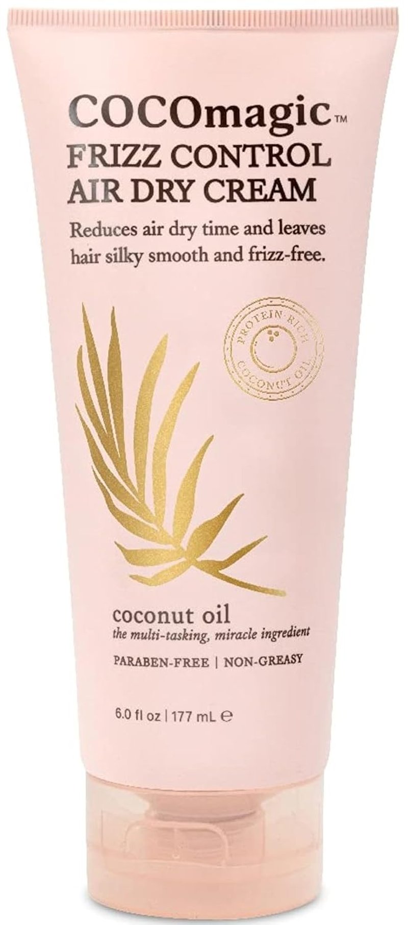 Cocomagic Frizz Control Air Dry Cream - Anti-Frizz Styling Cream for Smooth Hair | Paraben Free (6 oz)