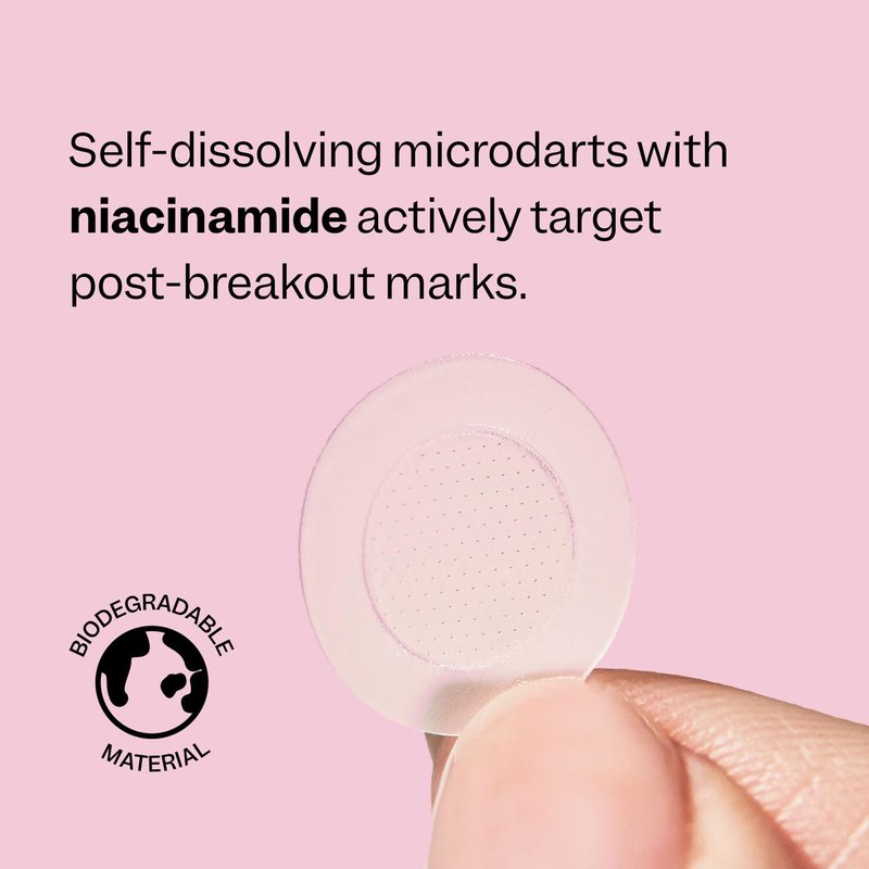 Dark Spot Microdarts | Peach Slices for Discoloration & Redness - 9 Ct Pimple Patches with Niacinamide & Vitamin C
