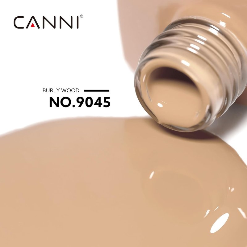 CANNI Nude Gel Nail Polish - High Gloss Soak Off UV Gel for DIY Manicure | Nude Pink Color, 1 Piece