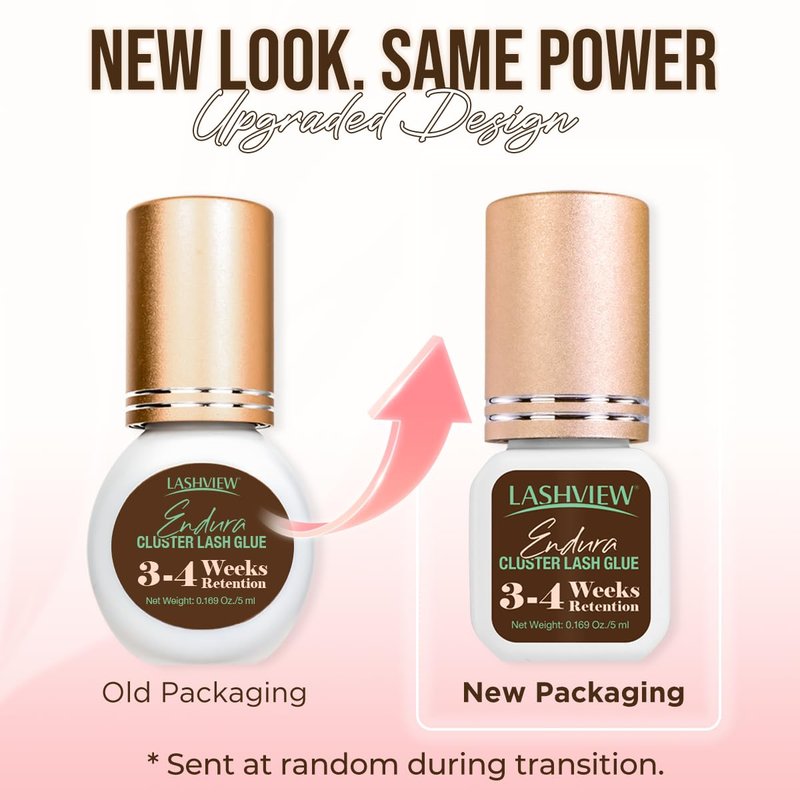 LASHVIEW Lash Cluster Glue - Strong Hold for 3-4 Weeks | Waterproof, Low Irritation, Quick Dry (5ml)