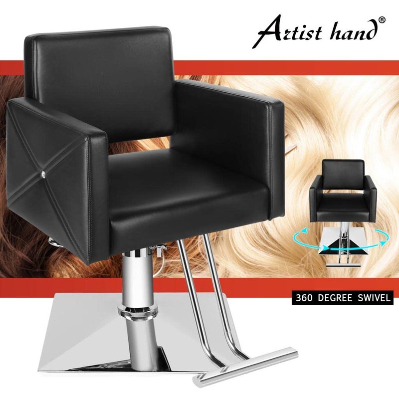 Artist hand Salon Chair for Hair Stylist with Heavy Duty Hydraulic Pump, 360 Degrees Rolling Swivel Spa Beauty Equipment for Hair Stylist Women Man, Max Load Weight 330 Lbs