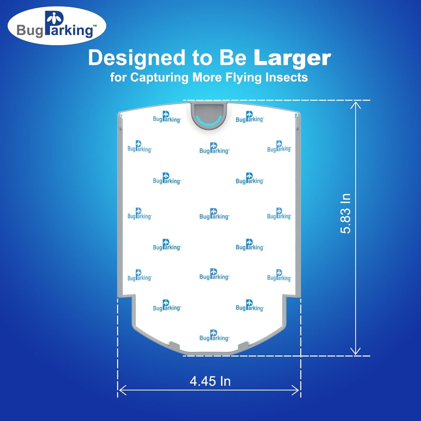 Bug Parking Flying Insect Trap Refill Cartridge, High-Stick Replacement Glue Boards, Pack of 8 Refills