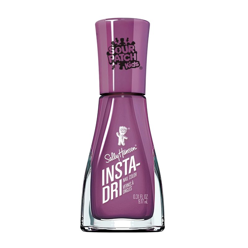 Sally Hansen Insta-Dri Nail Polish - Plum-Believable Color | Quick-Dry Formula, 0.31 Fl Oz
