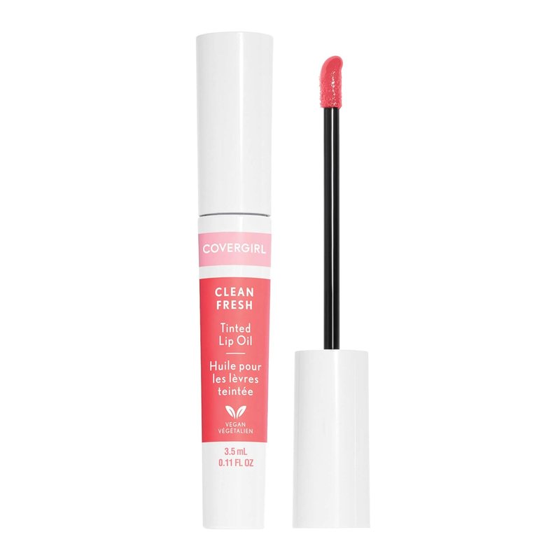 Covergirl Clean Fresh Tinted Lip Oil - 130 Fresh Squeezed | Hydrating Color for Luscious Lips