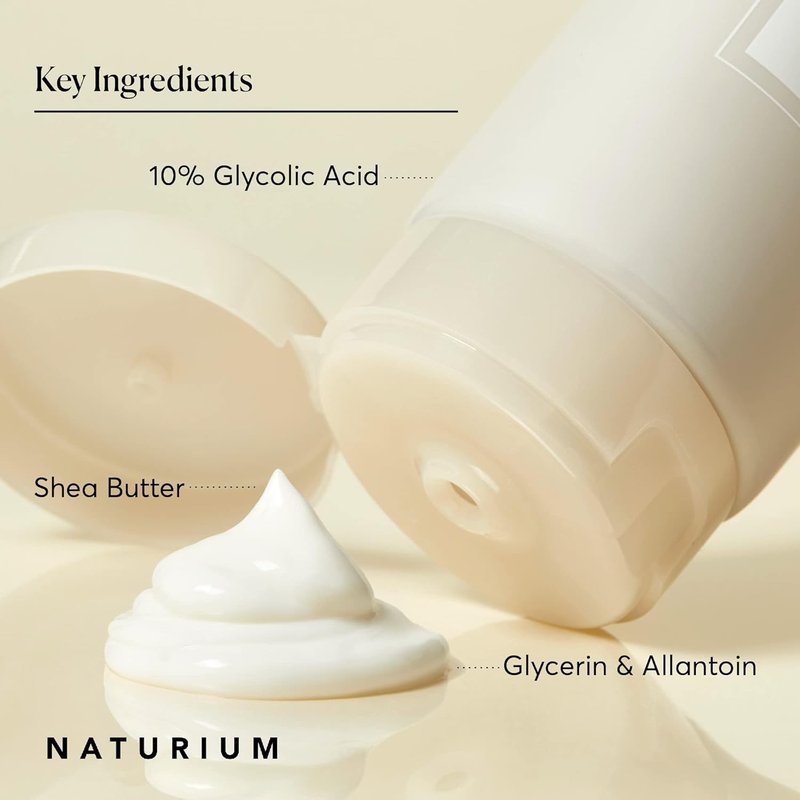 Naturium Glycolic Acid Body Lotion - Resurfacing & Exfoliating Treatment with 10% Glycolic Acid | 8 oz