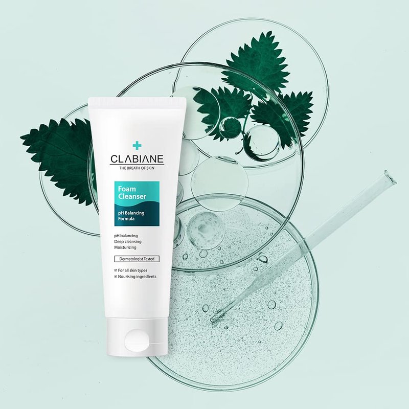 CLABIANE] pH 5.5 Balancing Foam Cleanser, Hypoallergenic, For sensitive skin, Non-irritating foam, Daily cleanser