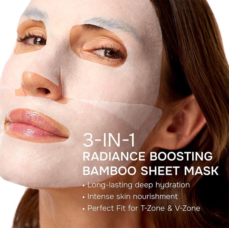 SimplyVital Collagen Facial Mask with Retinol & Hyaluronic Acid - Hydrating Face Masks Skincare - T Line & V Line Sheet Mask for Women Skin Care - Mascarillas Para la Cara - Cloth Face Masks - 7 Pack