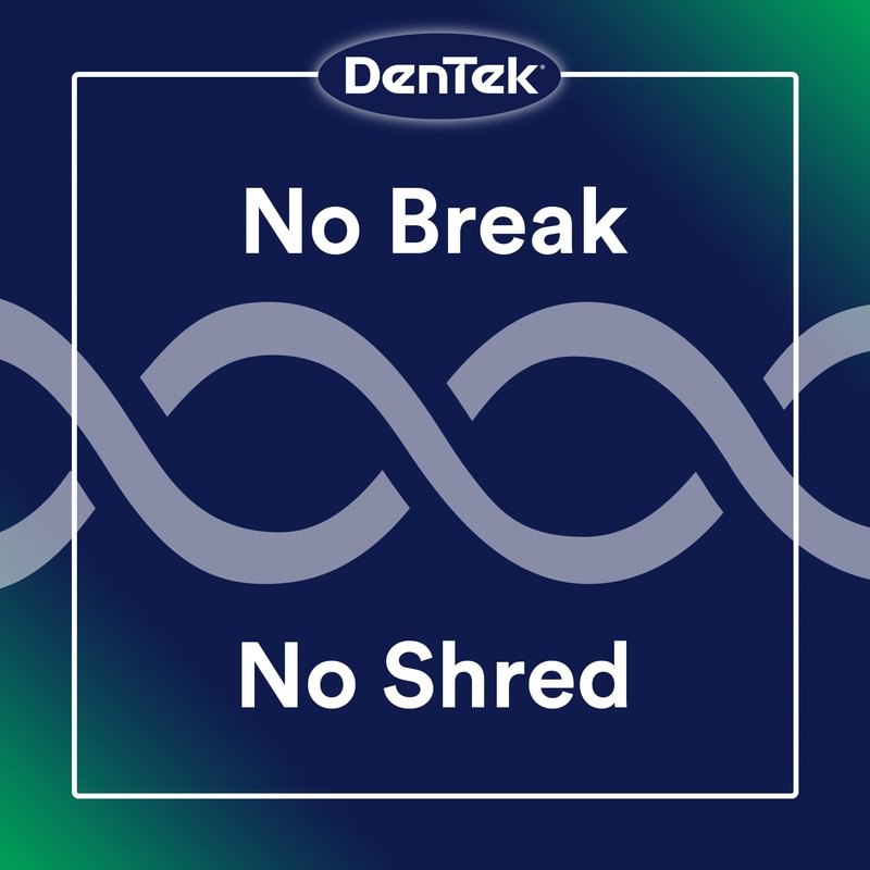 DenTek Advanced Clean Floss Picks with No Break & No Shred Dental Floss, Plaque Remover, 150 Count