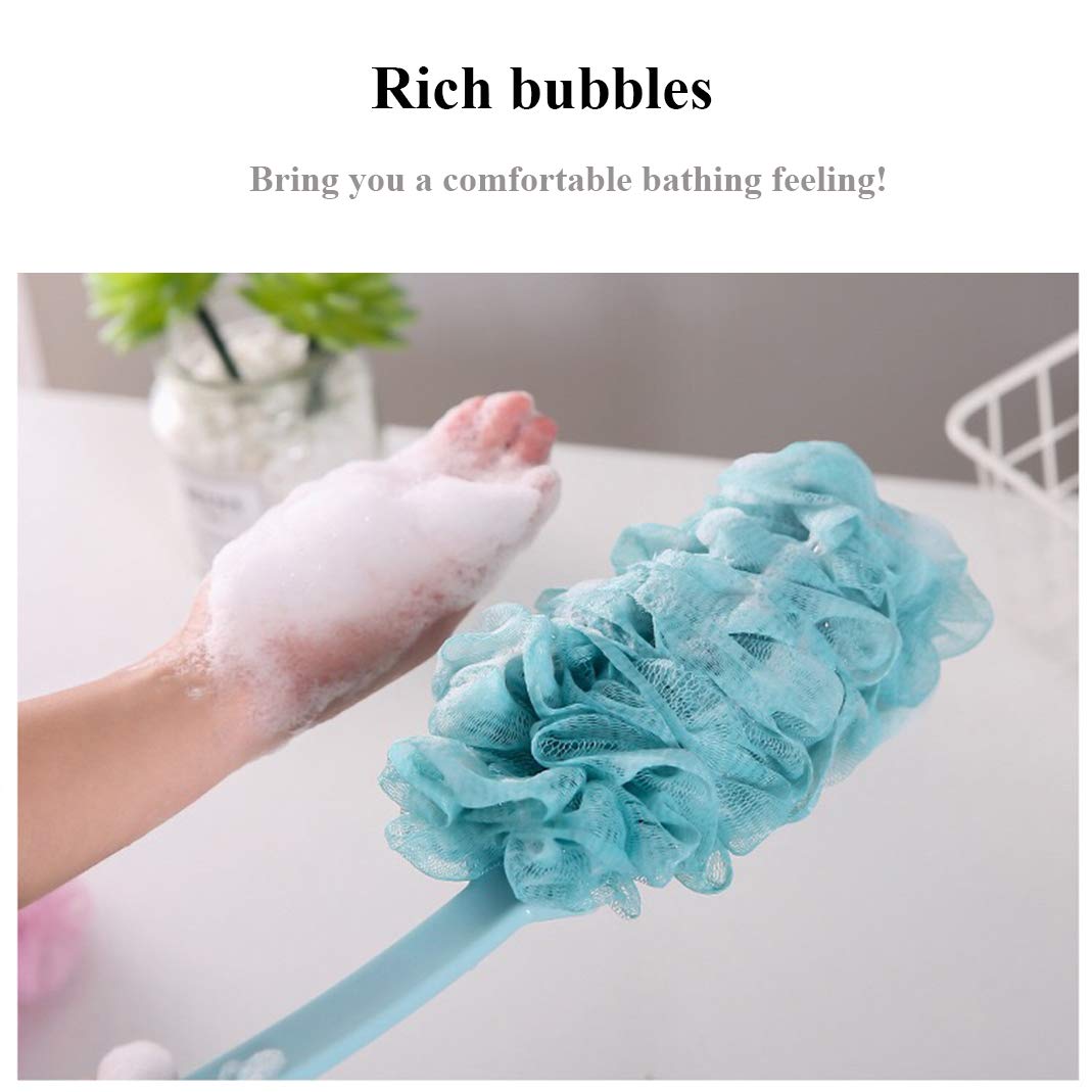 Yisella Loofah Back Scrubber for Shower + Large Lofa Body Sponges Exfoliating