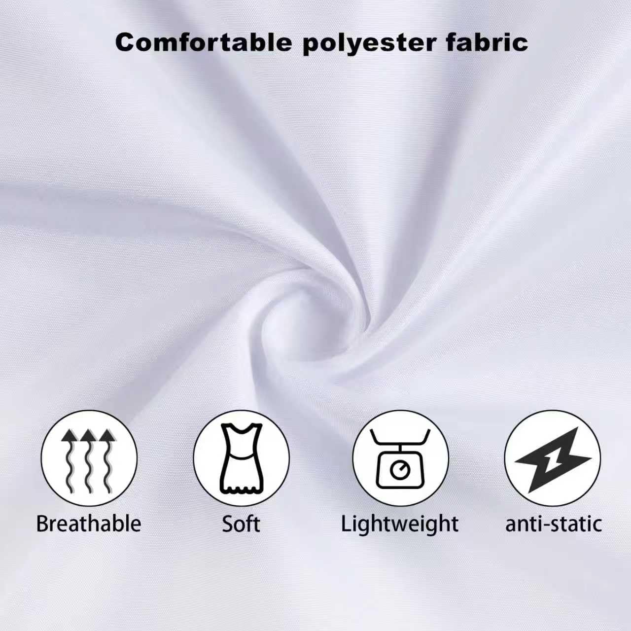 YELEGI Professional Hair Cutting Cape(2Pcs), Salon Barber Cape with Adjustable Snap Closure, Waterproof Hair Dye Color Cape Hair dressing stylist apron (White)