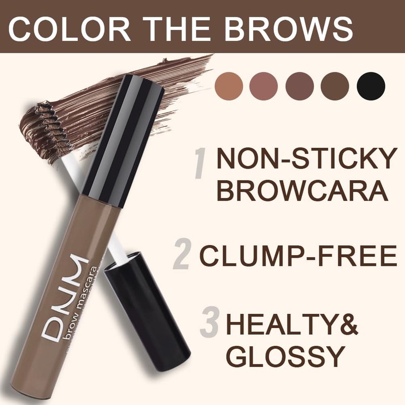 Kaely Eyebrow Gel - Waterproof Tinted Brow Mascara for Long-Lasting Color | 04 Dark Brown