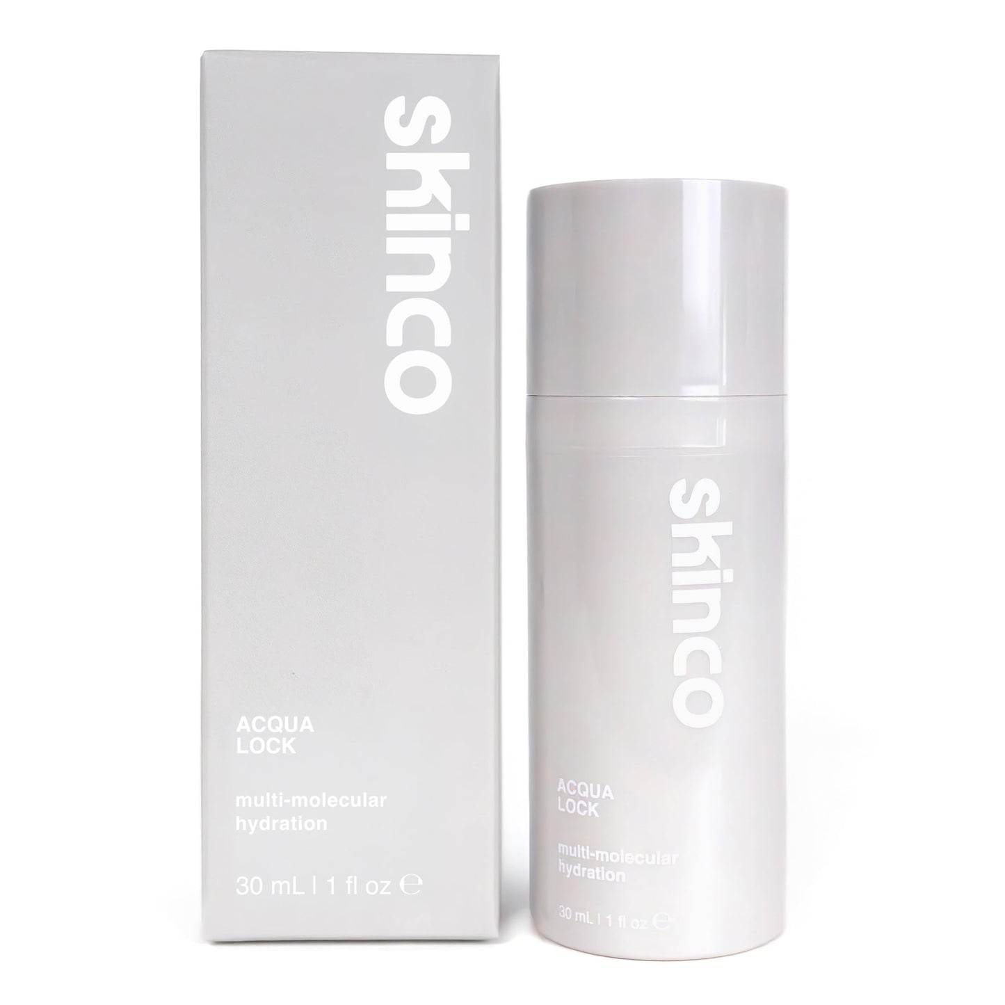 Skinco Aqua Lock Advanced Hyaluronic Acid Serum – Multi-Molecular Hydration with Aloe, Green Tea & Vitamin E | Plumps, Moisturizes & Soothes Skin (1 fl oz)