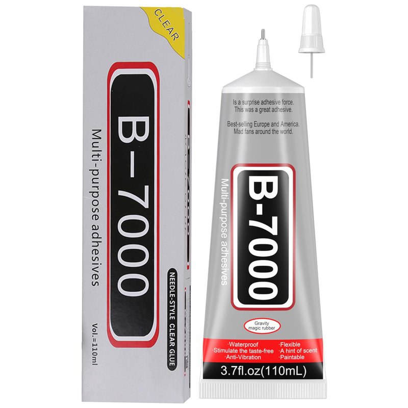 B7000 Clear Rhinestone Glue - 3.7oz Multipurpose Adhesive for Jewelry, Crafts & More | 110ml