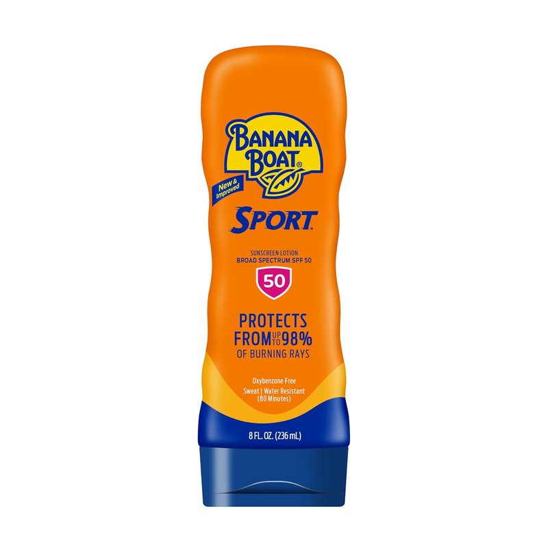 Banana Boat Sport Ultra SPF 50 Sunscreen Lotion - Water Resistant, Oxybenzone Free, 8oz