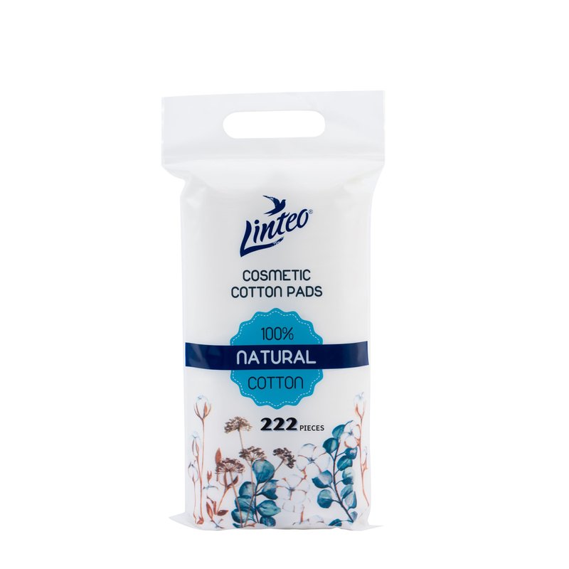Corton Rounds for Face, Cotton Rounds (222 Count), Cotton Pads for Face, Makeup Remover Pads, 100% Cotton Absorbent and Textured Cotton Pads, Lint-Free