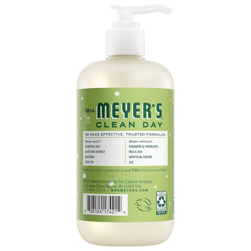 MRS. MEYER'S CLEAN DAY Holiday Hand Soap Bundle (Gingerbread + Iowa Pine + Peppermint + Snow Drop)