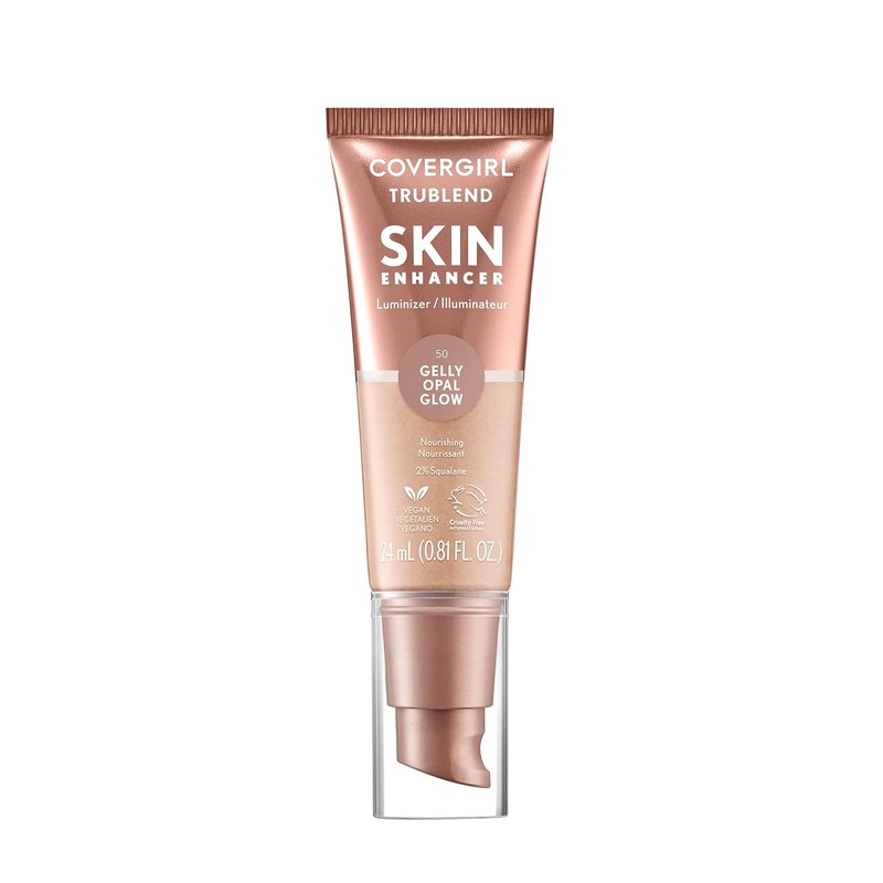 CoverGirl TruBlend Skin Enhancer - Opal Glow Luminizer for All Skin Tones | Vegan Water-Based Formula, 0.81oz
