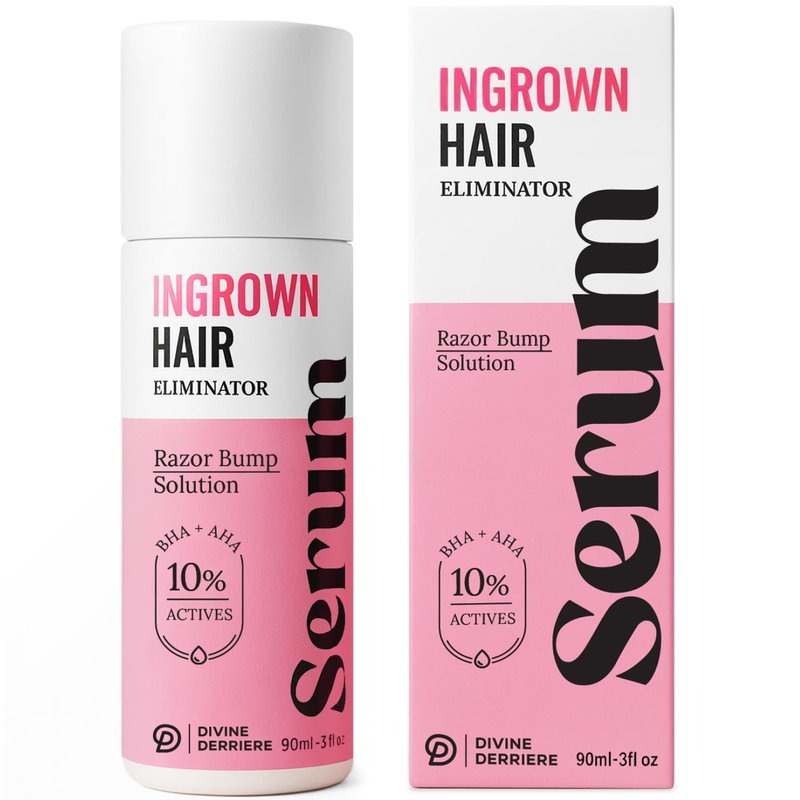 Razor Bump Stopper | Ingrown Hair Treatment with Dark Spot Remover - Salicylic Acid Solution for Bikini Area
