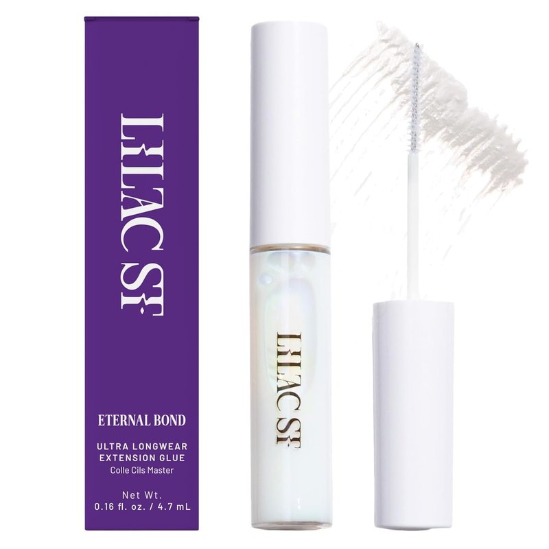 Eternal Bond Lash Cluster Glue - Strong, Flexible Hold | Waterproof, Sensitive Eyes Safe - Mini Mascara Wand Applicator - 0.16 fl oz