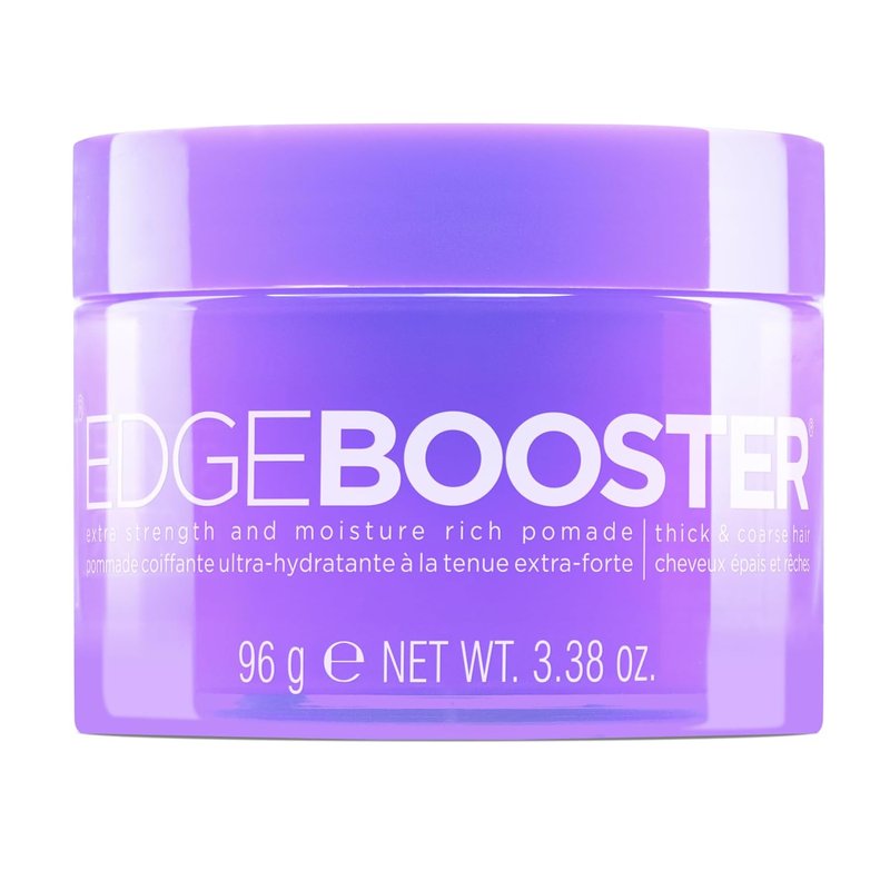 Edge Booster Extra Strength Pomade - Strong Hold Gel for Thick & Coarse Hair | High Shine, Non-Greasy, 3.38 oz