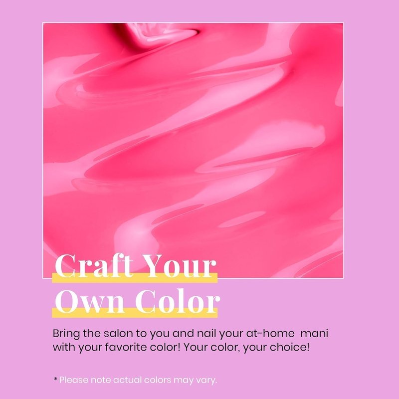 Beetles Pink Gel Nail Polish - Hot Pink Neon UV Gel for Long-Lasting Manicure | 15ML/0.51Fl Oz