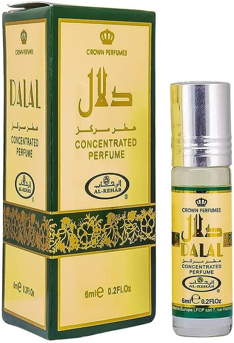Al Rehab Dalal Concentrated Perfume Oil for Women - 0.2 Ounce | Long-Lasting Fragrance